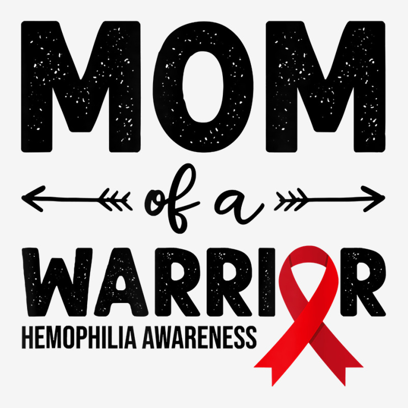 Mom Of A Warrior, Red Ribbon Hemophilia Awareness T Shirt Adjustable Cap by tzecluco | Artistshot