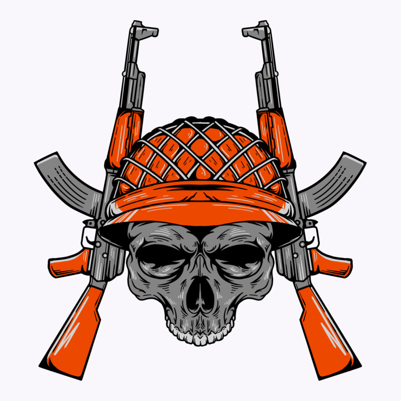 Skull And Ak 47 Tank Top | Artistshot