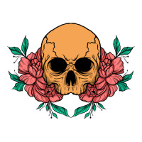 Skull And Flower Youth Tee | Artistshot