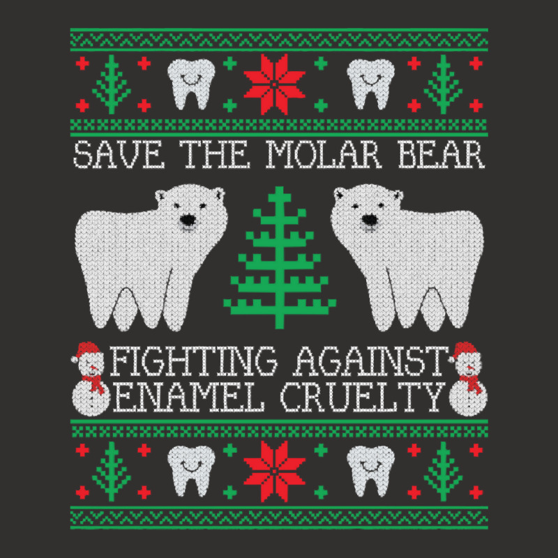 Save The Molar Bear Dental Dentist Ugly Christmas Sweaters Sweatshirt Champion Hoodie by annien | Artistshot