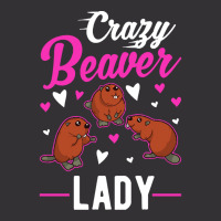 Beaver T  Shirt Crazy Beaver Lady T  Shirt Vintage Hoodie And Short Set | Artistshot