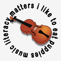 Music Literacy Matters I Like To Eat Puppies Classic T-shirt | Artistshot