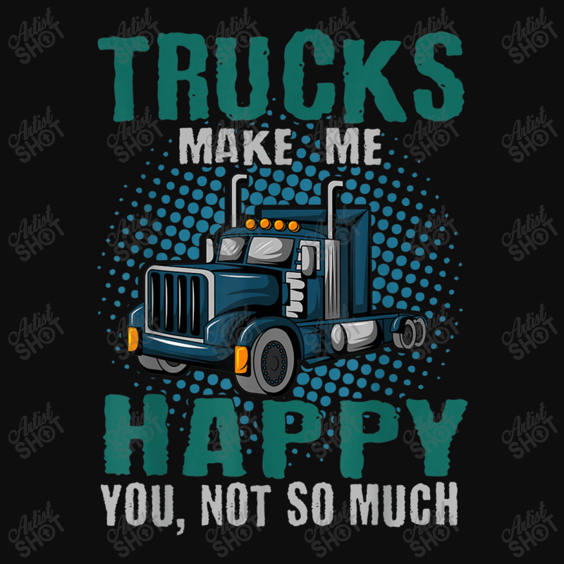 Truck Driver Trucker Truckie Lgv Driving Vehicle Teamster Crop Top by MechelleMilliken | Artistshot