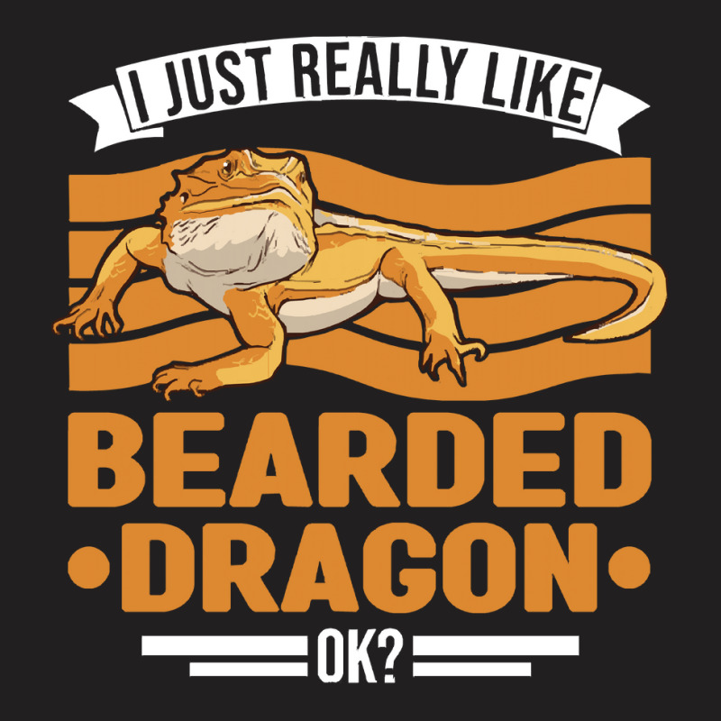 Bearded Dragon T  Shirt I Just Really Like Bearded Dragons Ok Dragon T T-Shirt by pumpkinslanguid | Artistshot