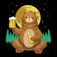 Bear T  Shirt Bear Drinking Beer Camp Fire Outdoor Funny Animal T  Shi Zipper Hoodie | Artistshot