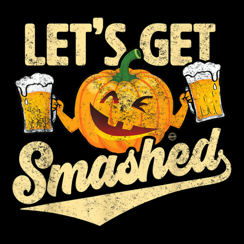 Lets Get Smashed Funny Pumpkin Beer Halloween Adjustable Cap by liqualyfu | Artistshot