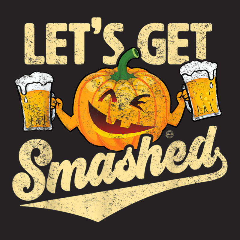 Lets Get Smashed Funny Pumpkin Beer Halloween Vintage Cap by liqualyfu | Artistshot