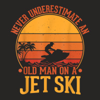 Vintage Water Jet Ski Fun Beach For Men, Retro Jet Ski Ladies Fitted T-shirt | Artistshot