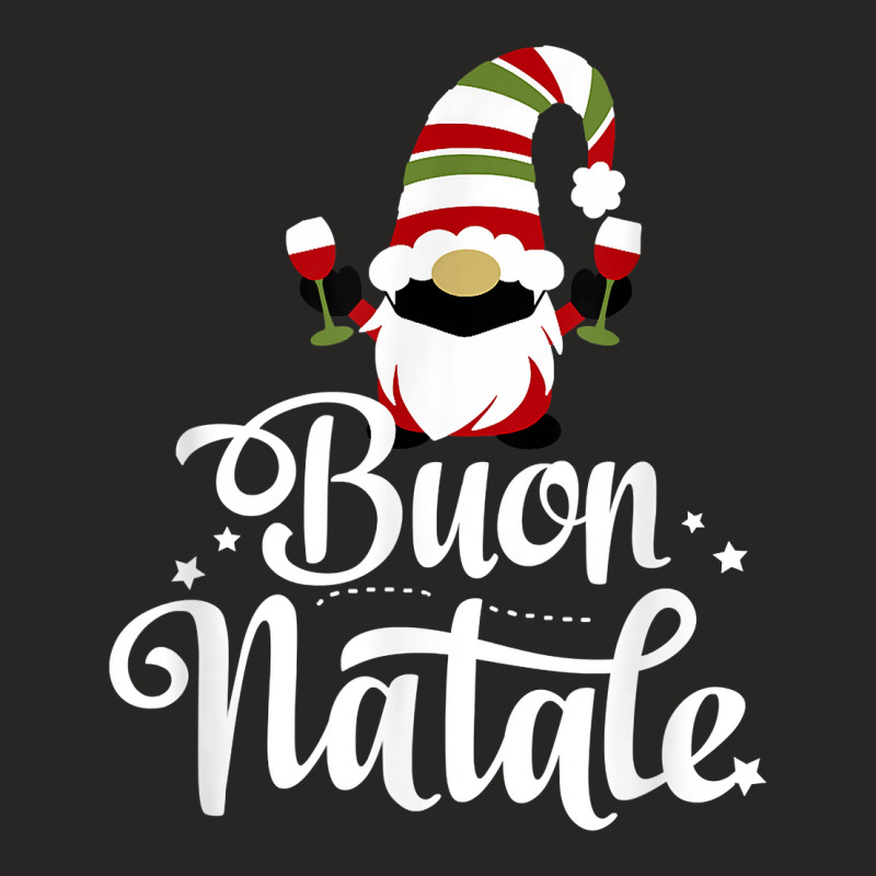 Italian Christmas Gnome Buon Natale Italy T Shirt Ladies Fitted T-Shirt by gehnhe | Artistshot