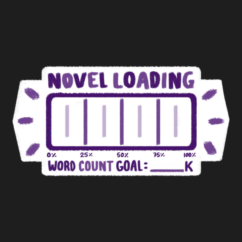 Novel Loading Progress Bar Tracker Purple Classic T-shirt by DemetriusWatkinsSr | Artistshot