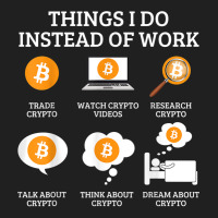 Funny Things I Do Instead Of Work Crypto Bitcoin Ladies Polo Shirt | Artistshot