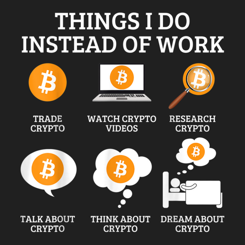 Funny Things I Do Instead Of Work Crypto Bitcoin Ladies Polo Shirt by FionaMciver | Artistshot