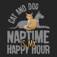 Cat And Dog Naptime Is My Happy Hour                      (2) Unisex Hoodie | Artistshot