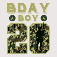 Birthday Boy 20 Camouflage Bday Party Soldier Military 20th T Shirt Pocket T-shirt | Artistshot