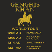 Genghis Khan World Tour Historic Mongol Gift Ladies Fitted T-shirt | Artistshot