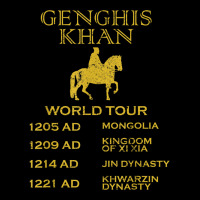 Genghis Khan World Tour Historic Mongol Gift Maternity Scoop Neck T-shirt | Artistshot