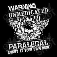 Unmedicated Paralegal T Shirt Men's Long Sleeve Pajama Set | Artistshot