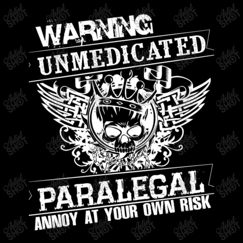 Unmedicated Paralegal T Shirt Men's Long Sleeve Pajama Set | Artistshot