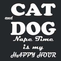 Cat And Dog Naptime Is My Happy Hour   (2) Crewneck Sweatshirt | Artistshot