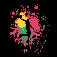 Basketball Paint Splash T  Shirt Basketball Center Dunk Color Splash T V-neck Tee | Artistshot