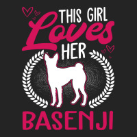 Basenji T  Shirt This Girl Loves Her Basenji T  Shirt 3/4 Sleeve Shirt | Artistshot