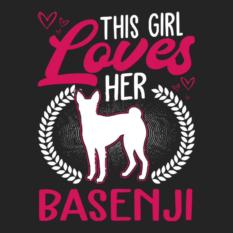 Basenji T  Shirt This Girl Loves Her Basenji T  Shirt 3/4 Sleeve Shirt by pumpkinslanguid | Artistshot