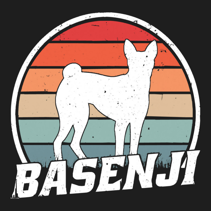 Basenji T  Shirt Basenji Retro Congo Terrier Vintage T  Shirt (8) Classic T-shirt by pumpkinslanguid | Artistshot