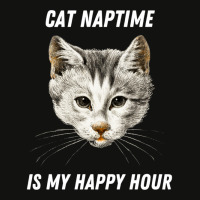 Cat Naptime Is My Happy Hour Work From Home Office Scorecard Crop Tee | Artistshot