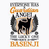 Basenji T  Shirt Basenji Moon Guardian Angel T  Shirt (4) T-shirt | Artistshot