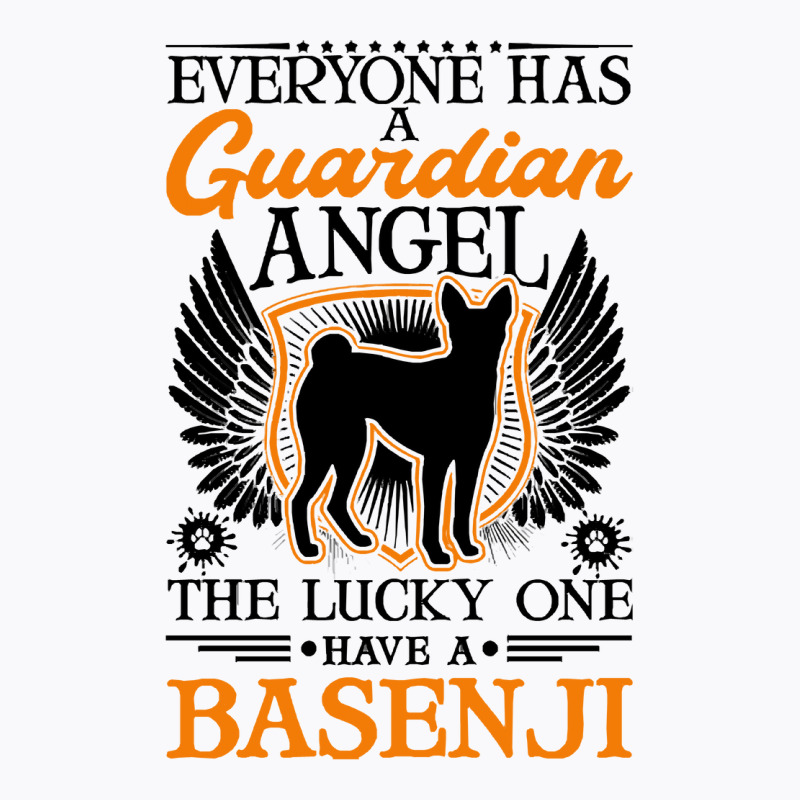 Basenji T  Shirt Basenji Moon Guardian Angel T  Shirt (4) T-Shirt by pumpkinslanguid | Artistshot