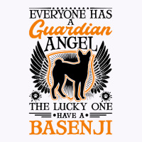 Basenji T  Shirt Basenji Moon Guardian Angel T  Shirt (4) Tank Top | Artistshot