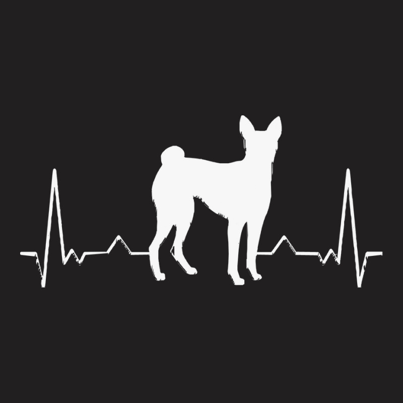 Basenji T  Shirt Basenji Heartbeat T  Shirt (1) T-Shirt by pumpkinslanguid | Artistshot