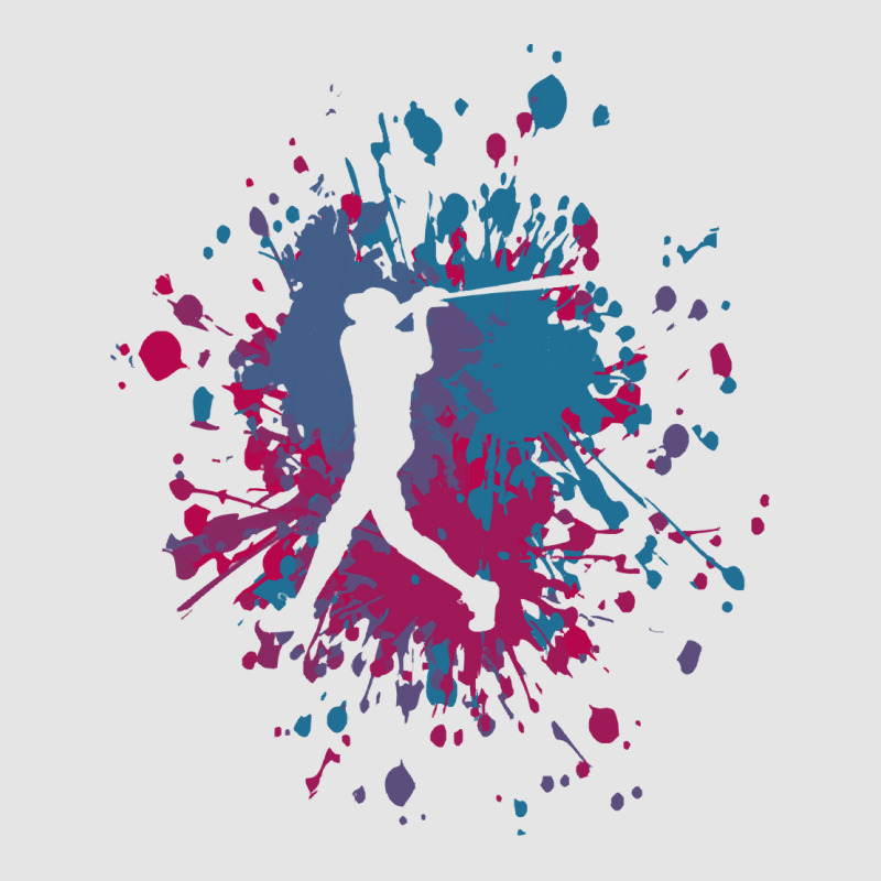 Baseball Paint Splash T  Shirt Baseball Player Hitter Color Splash T Exclusive T-shirt by pumpkinslanguid | Artistshot