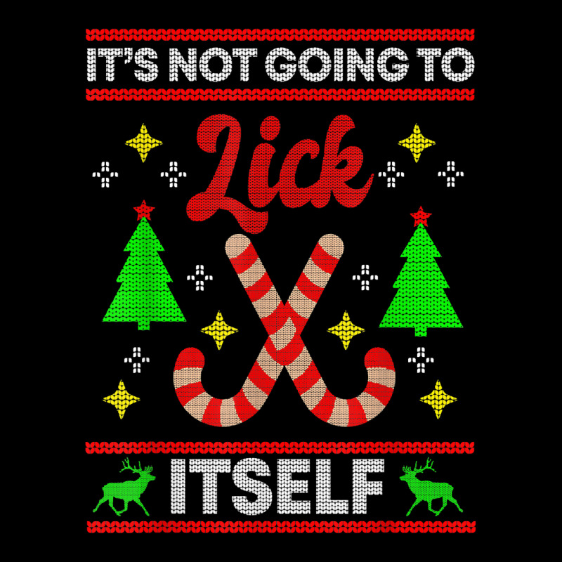 It's Not Going To Lick Itself Funny Candy Stick Christmas T Shirt Pocket T-Shirt by tzecluco | Artistshot