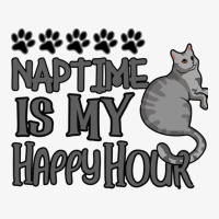 Cat Naptime Is My Happy Hour Ladies Fitted T-shirt | Artistshot