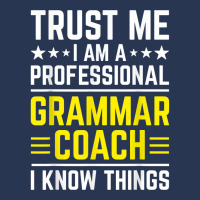 Professional Grammar Coach Funny Grammar Coach Humor T Shirt Ladies Denim Jacket | Artistshot