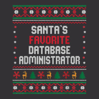 Santas Favorite Database Administrator   Christmas Funny T Shirt Vintage Short | Artistshot