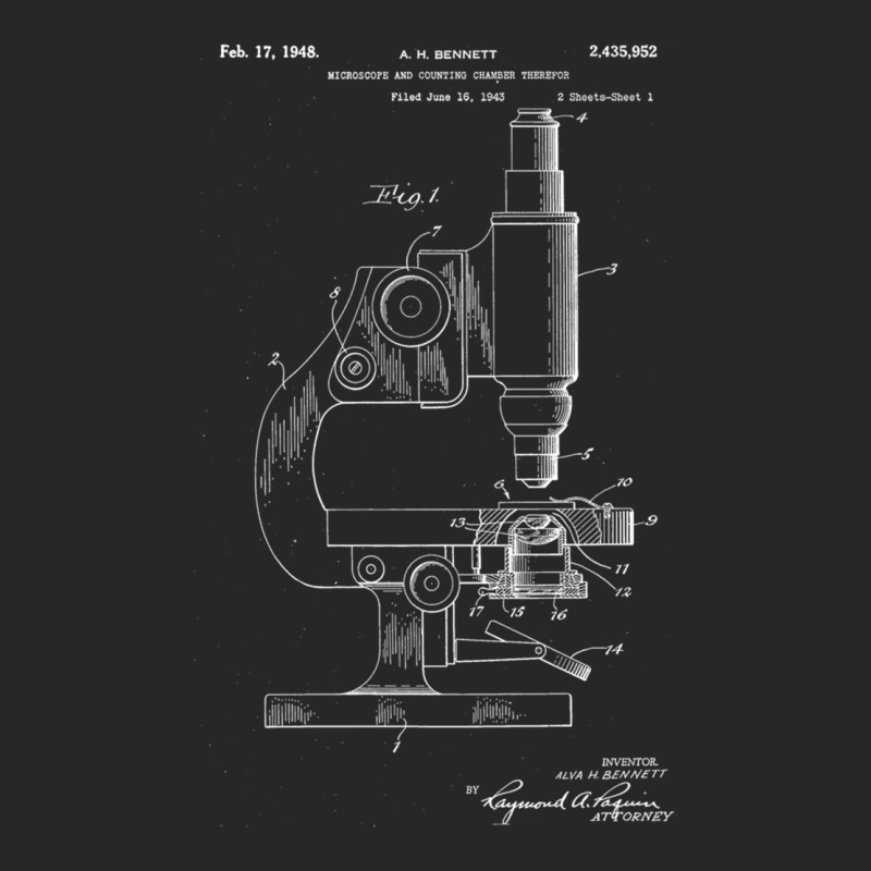 Microscope Patent Men's T-shirt Pajama Set | Artistshot