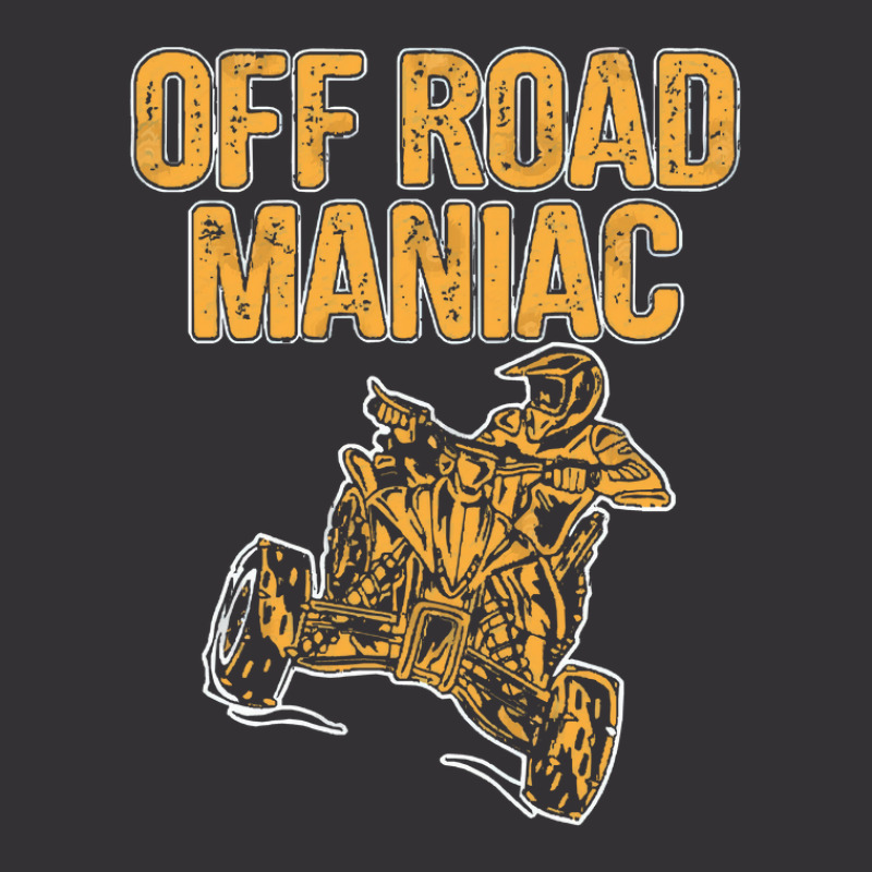 Atv Quad Off Road Maniac Four Wheeler Racing Vintage Hoodie By ...