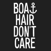 Boat Hair Don't Care Funny Drawstring Bags | Artistshot