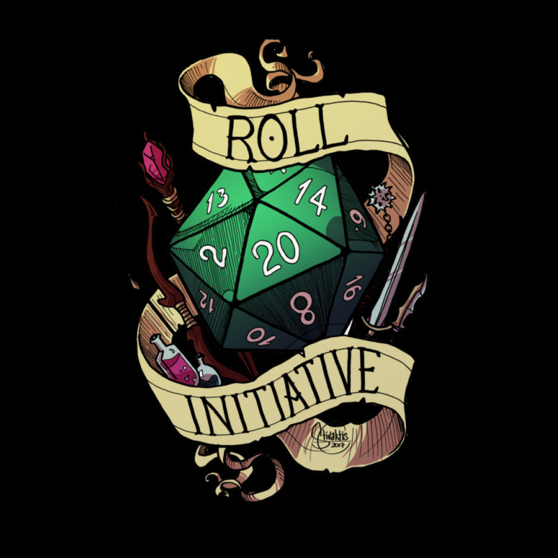 Roll Initiative Women's V-Neck T-Shirt by AdamJacobThielman | Artistshot