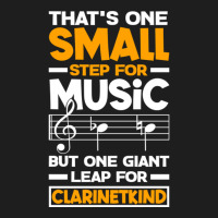 Bass Clarinet Clarinetist Clarinet Player One Small Step Pun Classic T-shirt | Artistshot