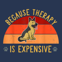 Cute German Shepherd Funny Pet Owner Dogs Are Therapy Paws T Shirt Men Denim Jacket | Artistshot