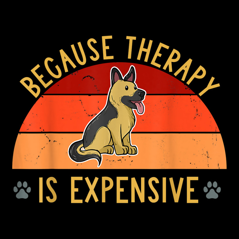 Cute German Shepherd Funny Pet Owner Dogs Are Therapy Paws T Shirt Lightweight Hoodie by enaqr0esch | Artistshot