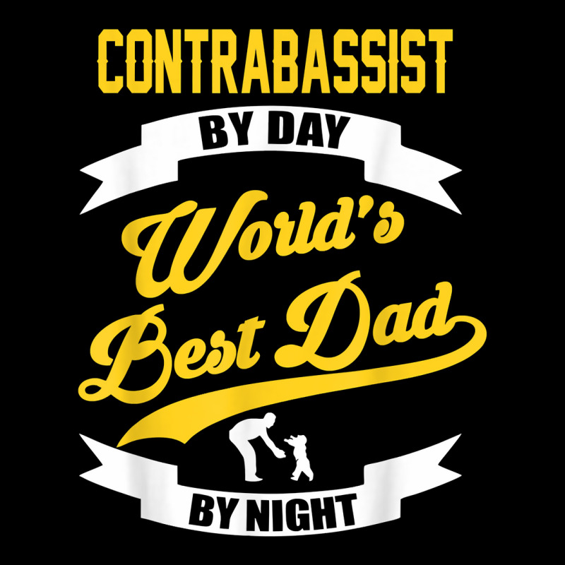 Dad Contrabass Player Gift  Contrabassist By Day T Shirt V-Neck Tee by vivianadubcy | Artistshot