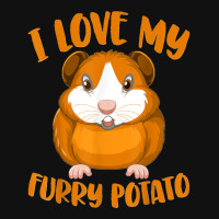 Cavy Lovers Guinea Pig Owners I Love My Furry Potato Skinny Tumbler | Artistshot