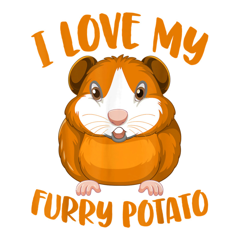 Cavy Lovers Guinea Pig Owners I Love My Furry Potato Sticker | Artistshot