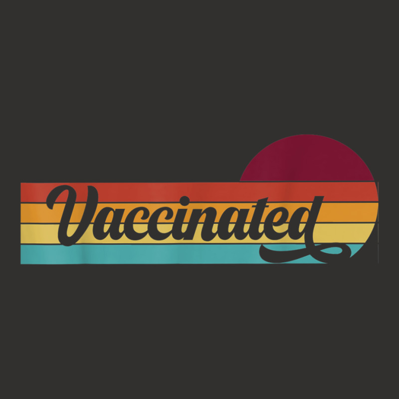 Vaccinated Retro Sunset Pro Vaccination Immunization Champion Hoodie by DarionMurray | Artistshot