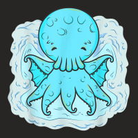 Snow Squid Tentacles Little Octopus T Shirt Ladies Fitted T-shirt | Artistshot