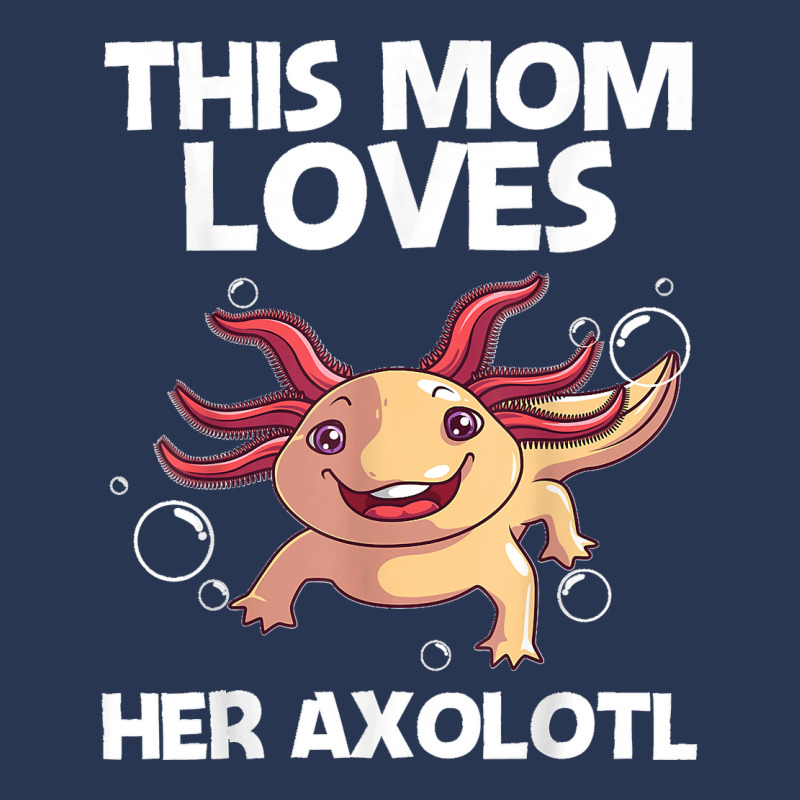 Funny Axolotl Gift For Mom Mother Aquatic Salamander Lovers Men Denim Jacket | Artistshot